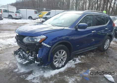 2019 Nissan Rogue Hybrid Sv z USA, uszkodzony, nr VIN 5N1ET2MV3KC715544